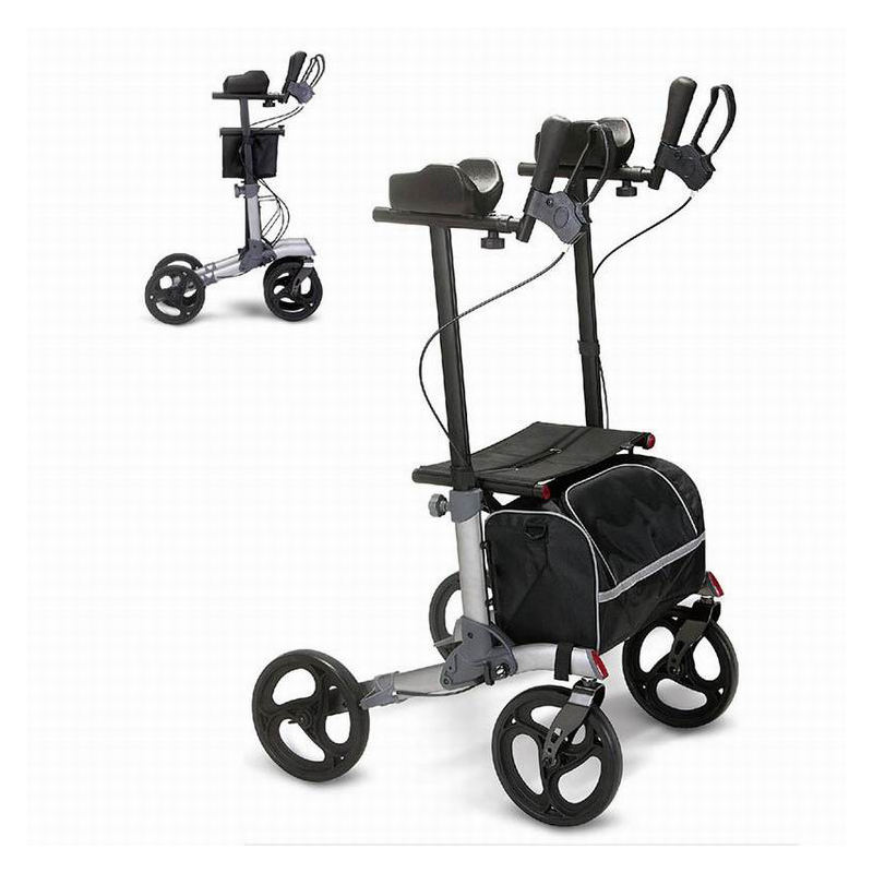 Upright Walker Folding Rollator Walker